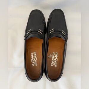 Salvatore Ferragamo Black Loafers